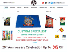 Tablet Screenshot of pennant-flags.com